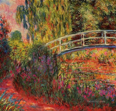 The Water Lily Pond aka Japanese Bridge 1900 Claude Monet Impressionism ...