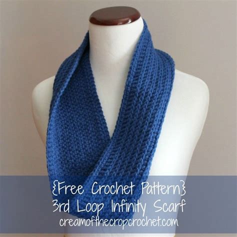 3rd Loop Infinity Scarf Pattern ~ Cream Of The Crop Crochet™ | Free ...