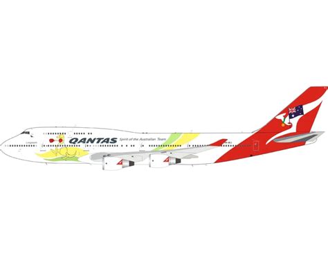 InFlight200 IF744QFA2016 Qantas 747-400 Olympic 2016 Livery VH-OEJ – RM ...