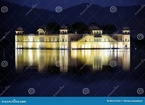 Jal mahal stock photo. Image of view, architecture, indian - 86316754