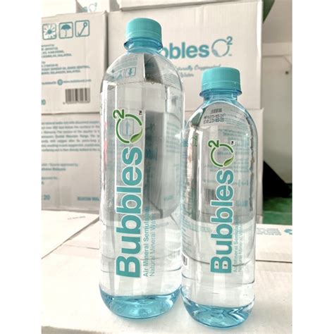 425ml Bubbles O2 Naturally Oxygenated Mineral Water Carton Air OKSIGEN ...