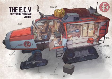 ArtStation - Expedition Command Vehicle, Lloyd Drake-Brockman ...