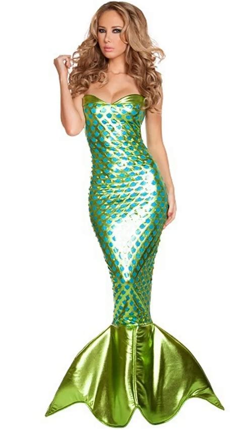 Women Sexy Mermaid Cosplay Costume Halloween Party Cosplay Mermaid ...