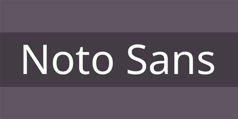 Noto Sans Font Free by Google » Font Squirrel