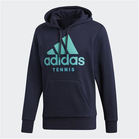 Adidas Mens Tennis Hoodie - Legend Ink - Tennisnuts.com