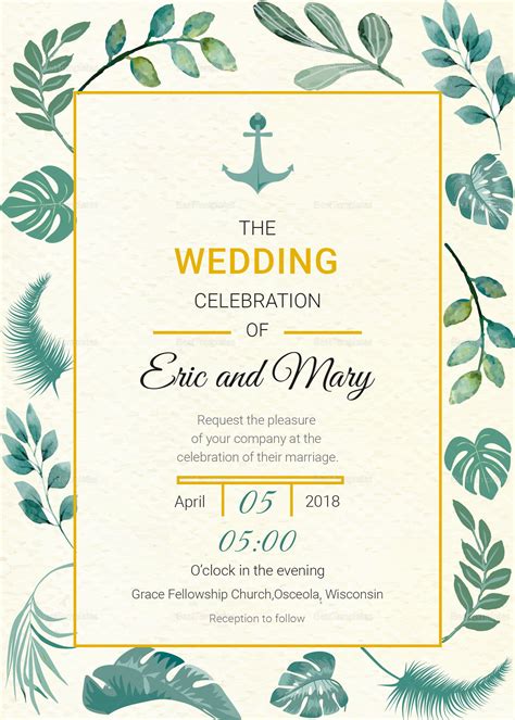 Printable Wedding Invitations