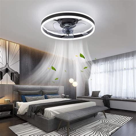 Buy Ceiling Fan with Remote Control & Dimmable LED Light Kit- Indoor 19 ...