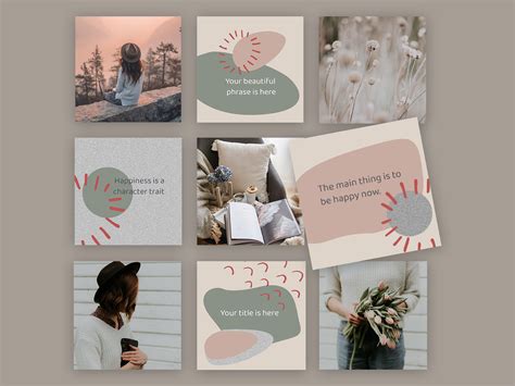 Beverly - Instagram templates by Tatyana Gorokhova on Dribbble