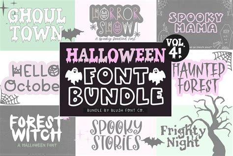 HALLOWEEN FONT BUNDLE Vol. 4