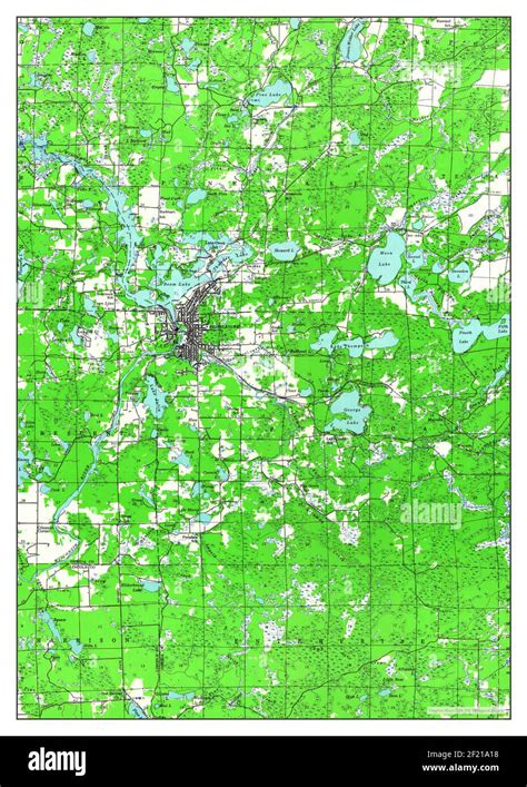 Rhinelander, Wisconsin, map 1940, 1:48000, United States of America by ...