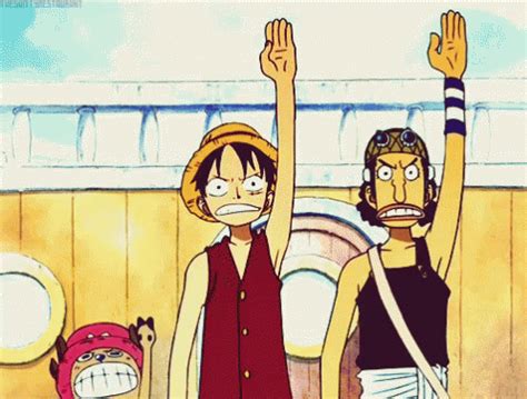 One Piece Luffy GIF - One Piece Luffy Usopp - Discover & Share GIFs One ...