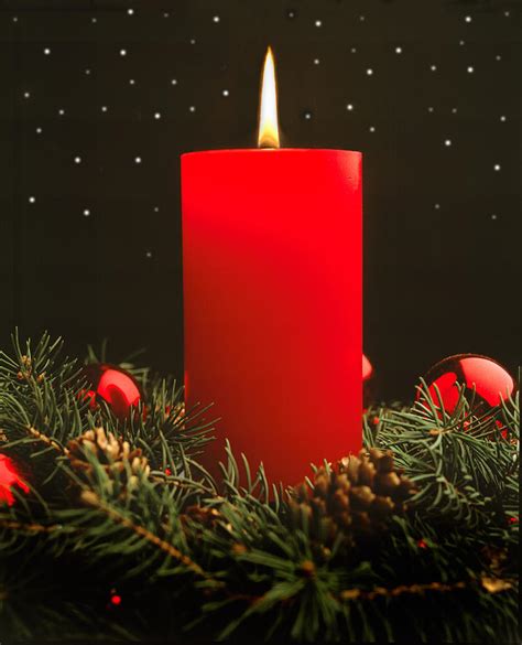 Christmas Candle Photograph by Douglas Pulsipher - Pixels