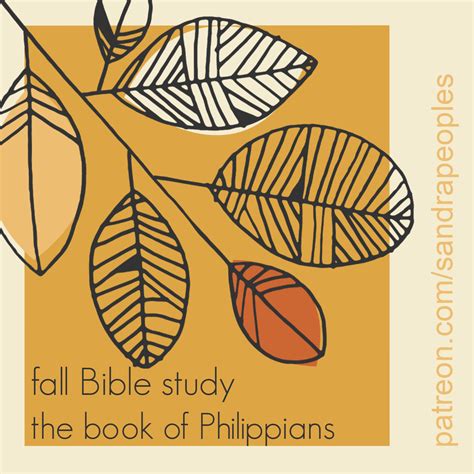 Fall Bible Study: the book of Philippians - Sandra Peoples