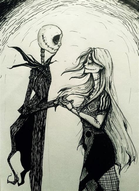 Jack and Sally by WillowingTrees.deviantart.com on @DeviantArt | Scary ...