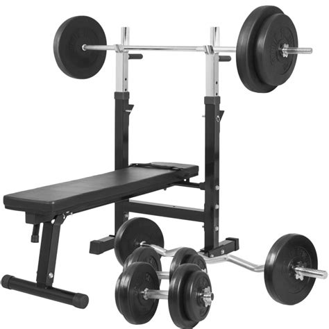 Weight Bench with 100KG Vinyl Weight Set-100299-00019-0048