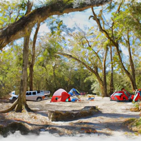 Alexander Springs Campground Camping Area | Florida Camping Destinations