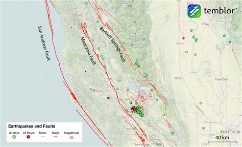 California Earthquake Faults Map - Rosa Wandie