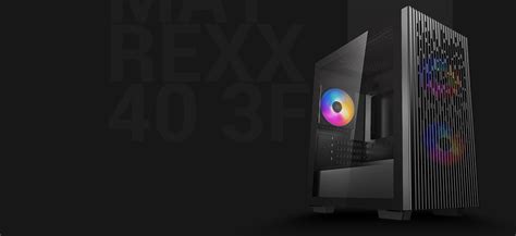 DeepCool MATREXX 40 3FS with Full-size Tempered Glass Side Panel, High ...