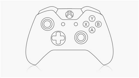 Simple Xbox One Controller Drawing However you could imagine that ...