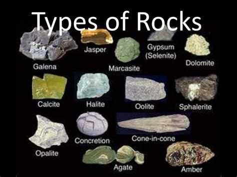 10 Different Types Of Rocks