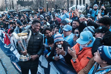 NYCFC celebrates MLS title with City Hall ceremony