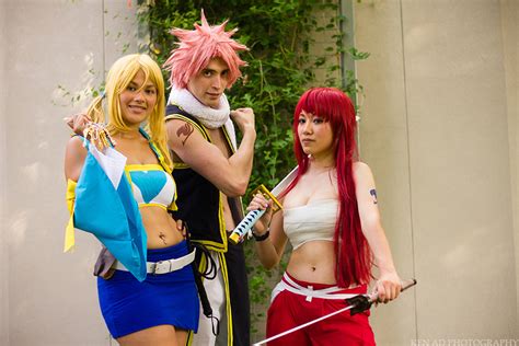 Fairy Tail Cosplay - Natsu, Lucy, Erza #2 by firecloak on DeviantArt