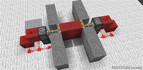 Redstone Circuits: Compact Piston Door