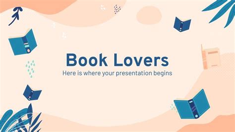 Book Lovers Google Slides Theme & PowerPoint Templates