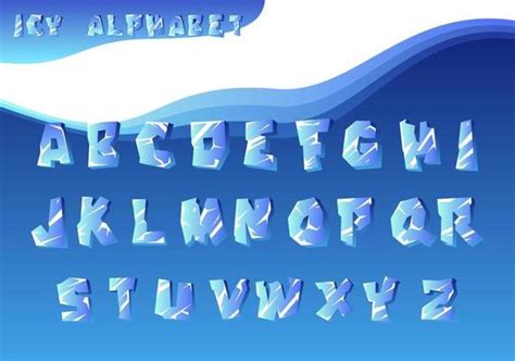 Icy Font Vector Art, Icons, and Graphics for Free Download