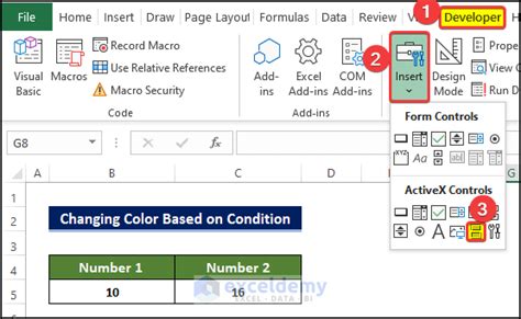 How to Change the Color of the Toggle Button When Pressed in Excel ...