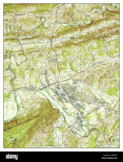 Kingsport, Tennessee, map 1939, 1:24000, United States of America by ...