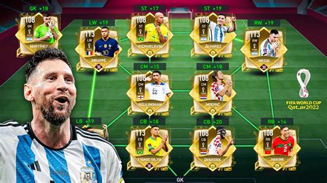 I Built Full World Cup TOTT (Team Of The Tournament) Squad - FIFA ...