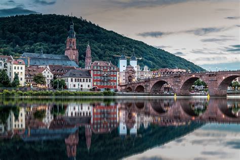 At the Neckar river, Heidelberg, Germany