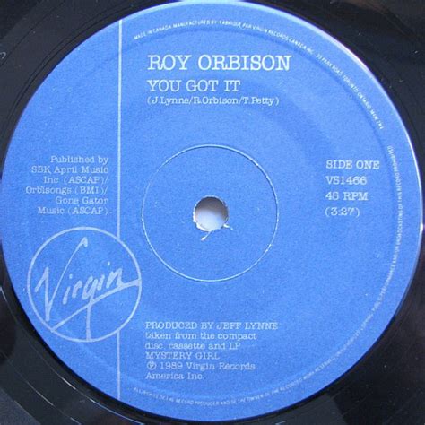 Roy Orbison – You Got It (1989, Vinyl) - Discogs