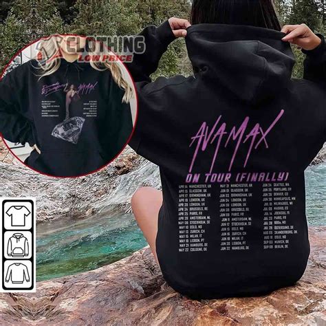 Ava Max Diamonds And Dancefloors Tour Finally Merch, Ava Max 2023 ...