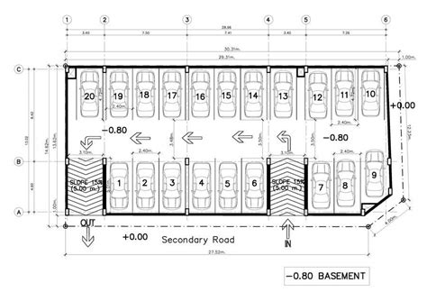 Entry #27 by pramoteyula for Basment Parking Floor Plan Design | Freelancer