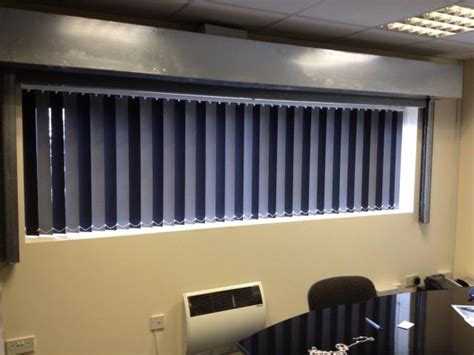 Short Black Vertical Blinds | Blinds, Blue vertical blinds