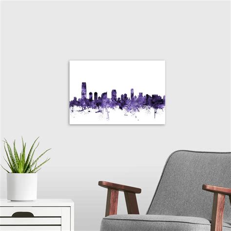 Jersey City New Jersey Skyline Wall Art, Canvas Prints, Framed Prints ...