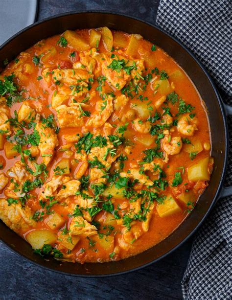 Spanish Fish Stew with Potatoes – Skinny Spatula