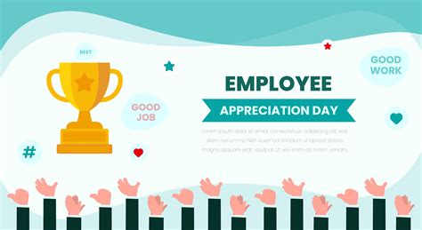 Happy National Employee Appreciation Day background. Employee ...