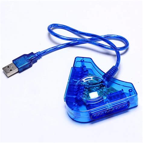 Joypad Game USB Dual Player Converter Adapter Cable For PS2 Attractive ...