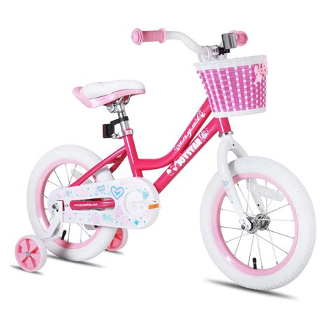 JOYSTAR Angel 16-Inch Ride On Girls Bicycle Kids Bike with Training ...