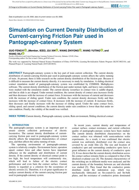 (PDF) Simulation on Current Density Distribution of Current-Carrying ...