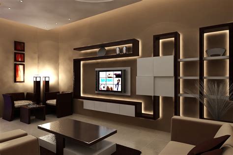 Modern-Living-Room-Themes-With-Floating-TV-Wall-Shelf-And-Stylish ...