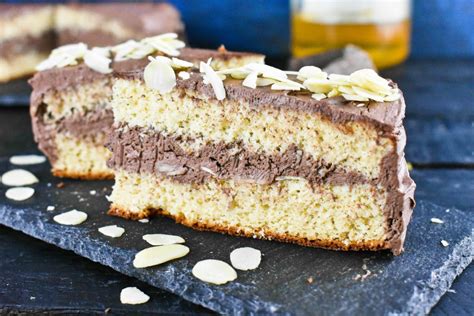 Almond Cake Recipe - Chocolate Almond Torte | FitttZee