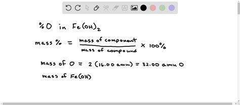 SOLVED: "This the chemical formula for iron(II) hydroxide: Fe(OH) 2 ...