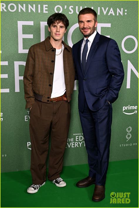 David Beckham & Son Cruz Attend Premiere of Ronnie O'Sullivan's ...