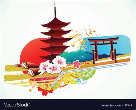 Japanese Vector Background