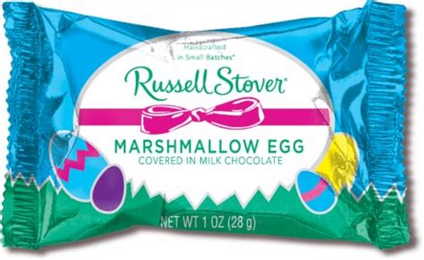 Russell Stover Milk Chocolate Covered Marshmallow Eggs Easter Candy, 1 ...