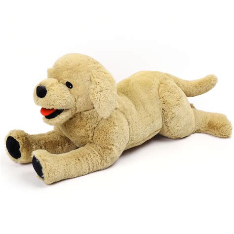 LotFancy 21 in Large Dog Stuffed Animals Plush, Golden Retriever Plush ...